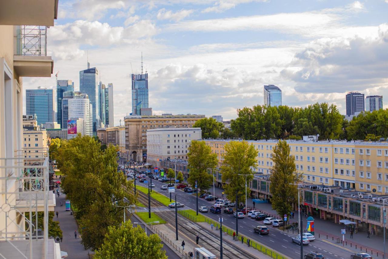 Large Flat. Great View. City Center. Warsaw Luaran gambar